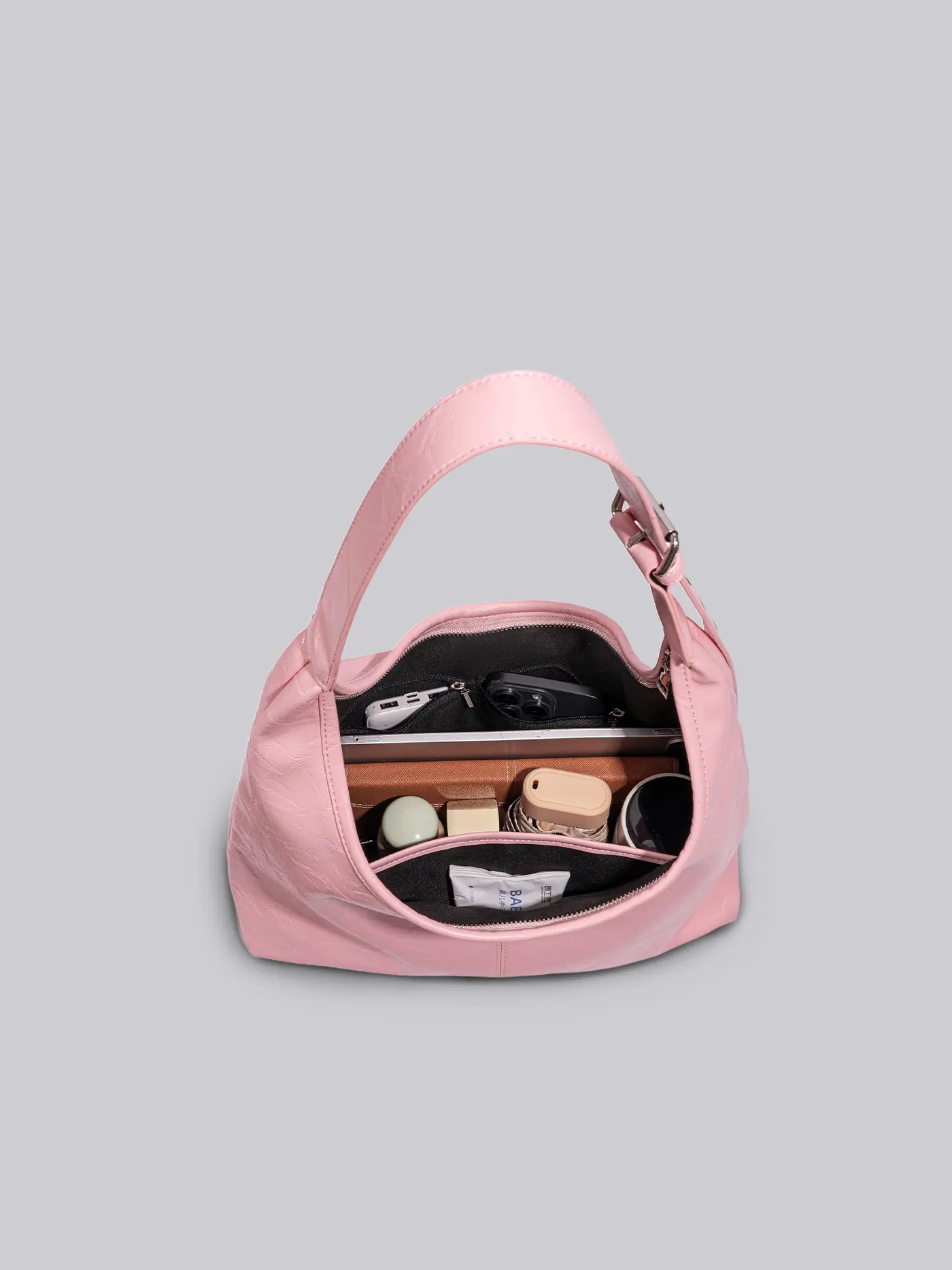 Crossbody Scarlett Distressed Leather Tote - Image 70