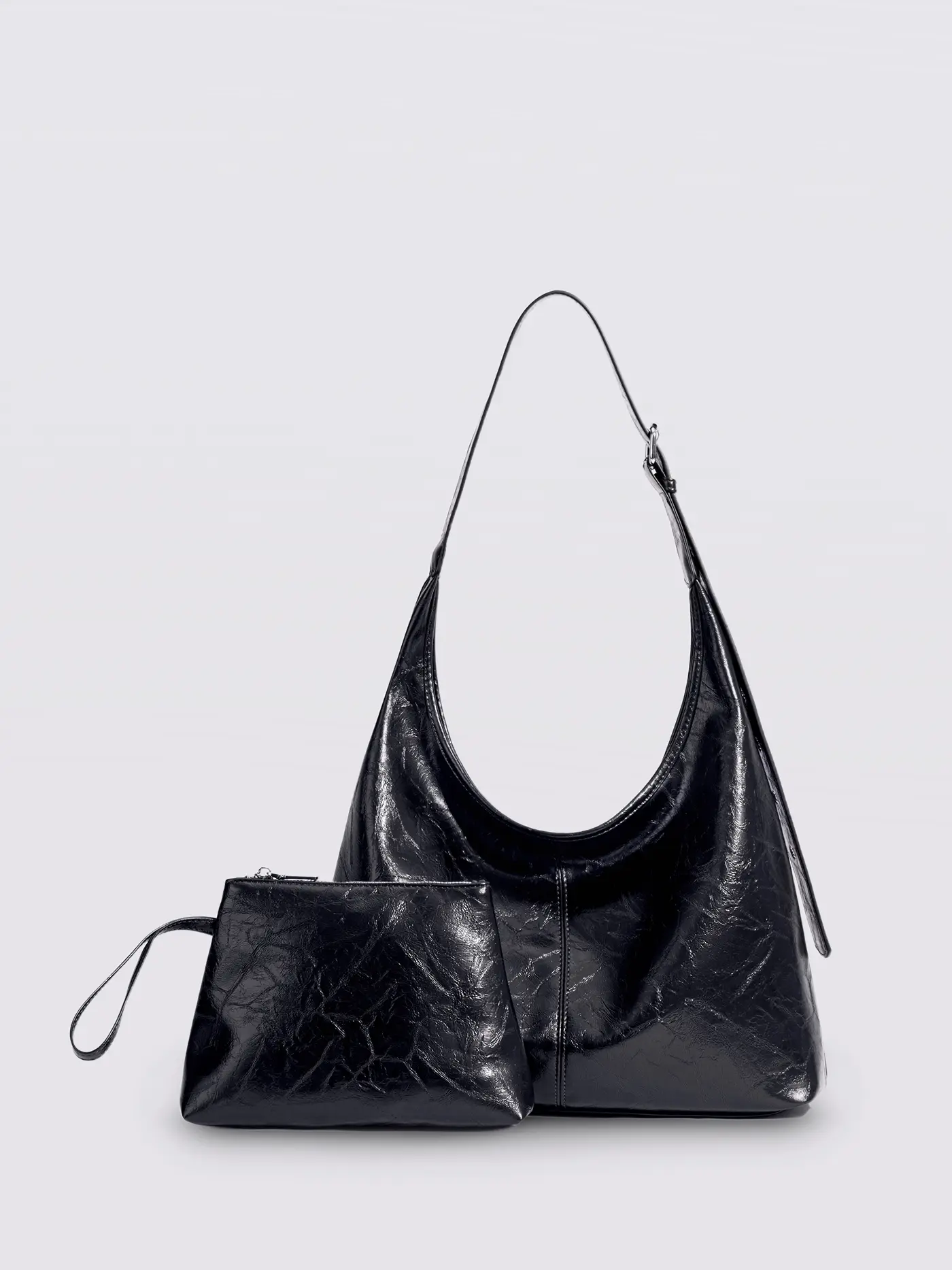 Crossbody Scarlett Distressed Leather Tote - Image 8