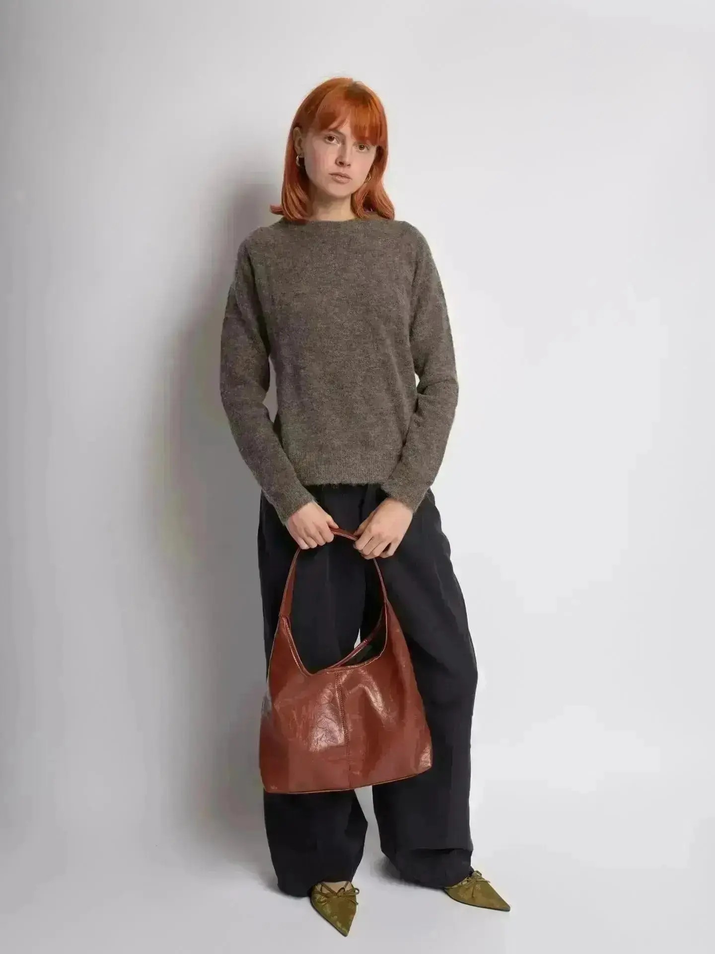 Scarlett Distressed Leather Tote - Image 101
