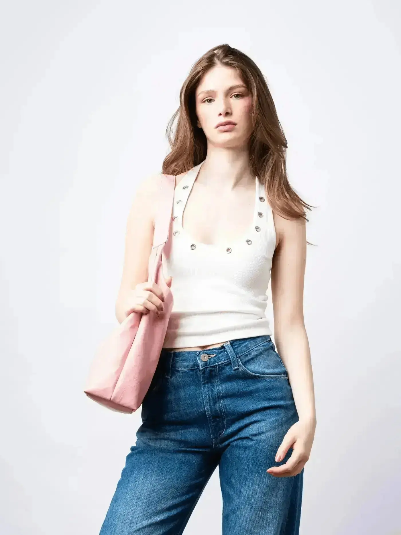 Scarlett Distressed Leather Tote - Image 122