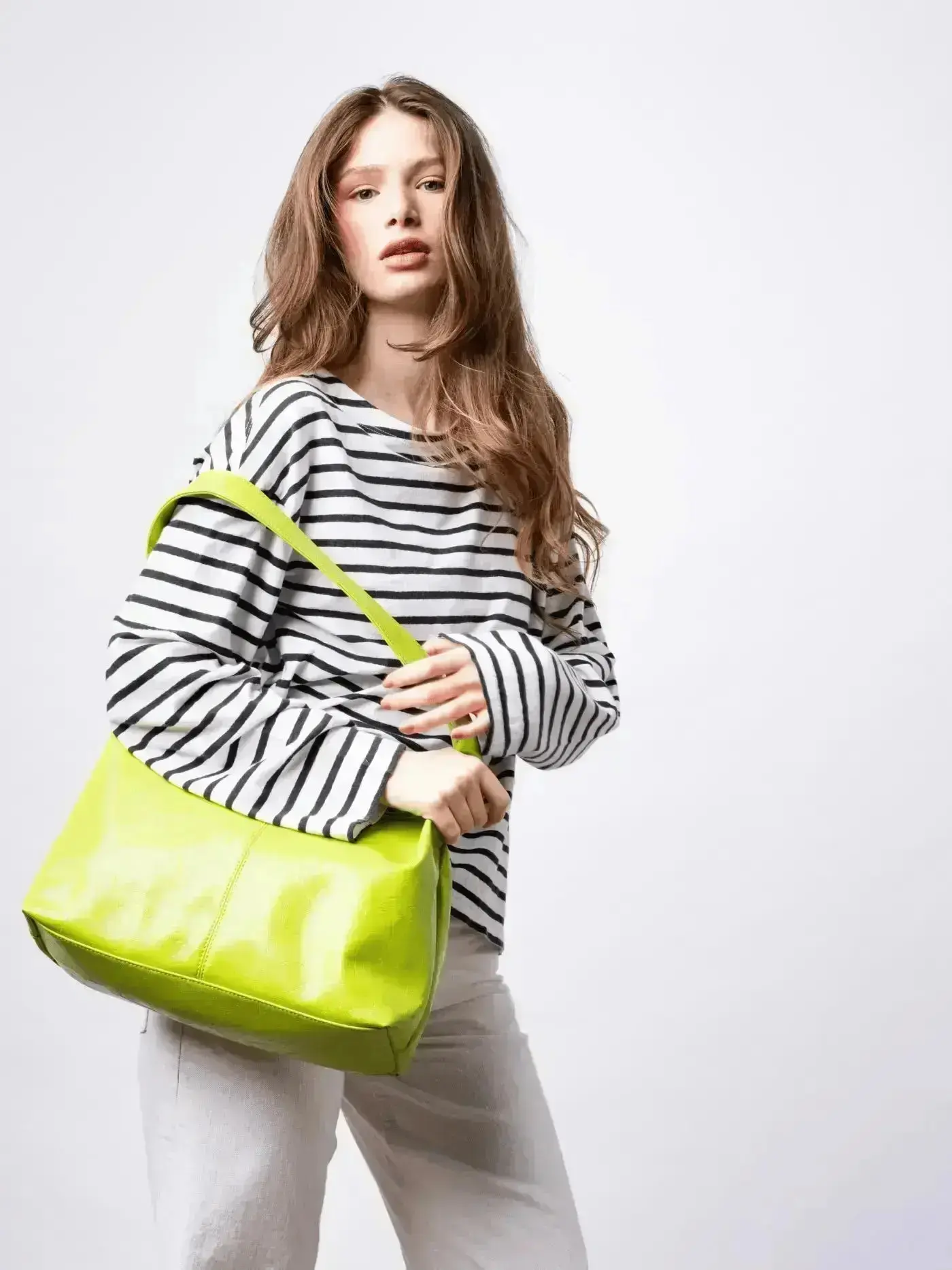Scarlett Distressed Leather Tote - Image 124