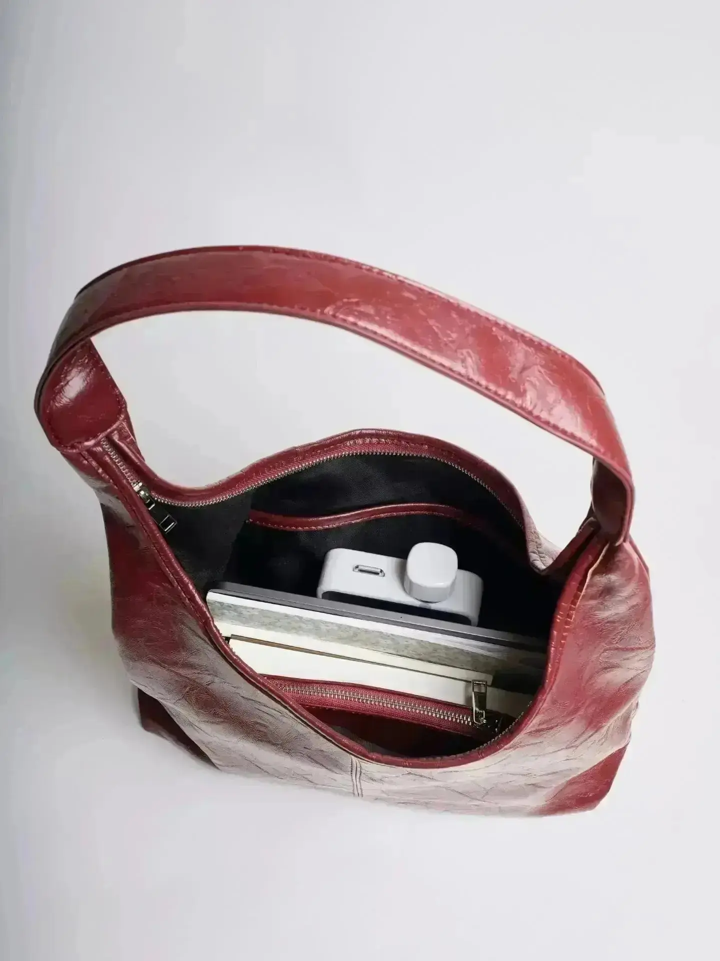 Scarlett Distressed Leather Tote - Image 71